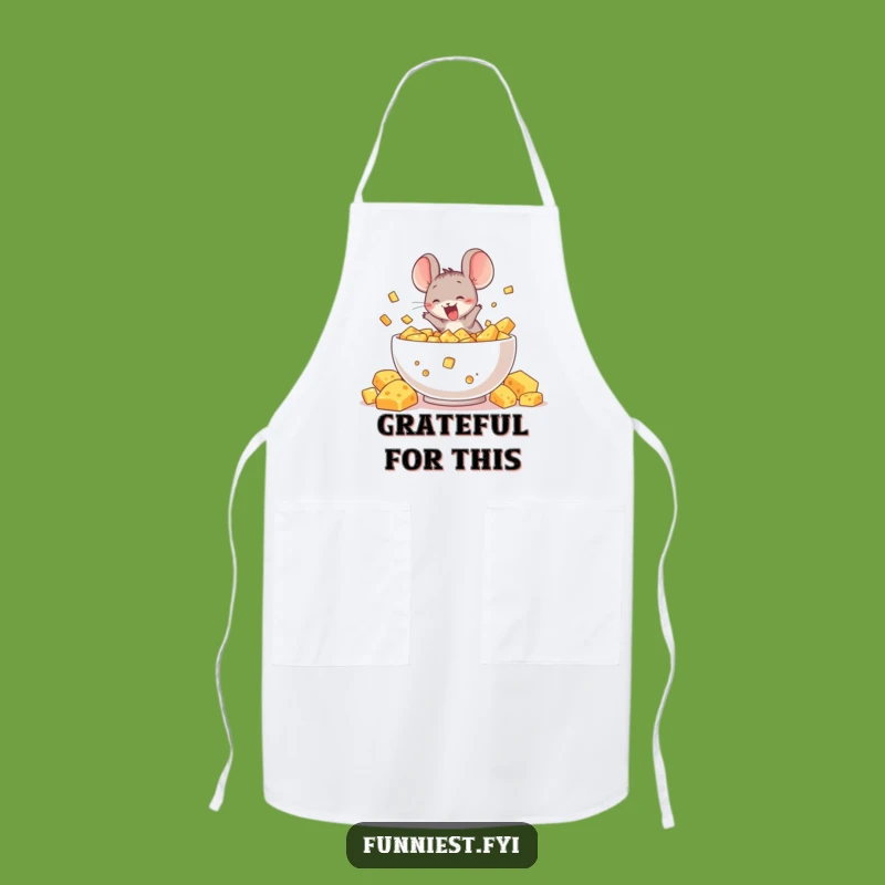 Funny Mouse Chef Apron, A Humorous Kitchen Accessory for Cheese Lovers