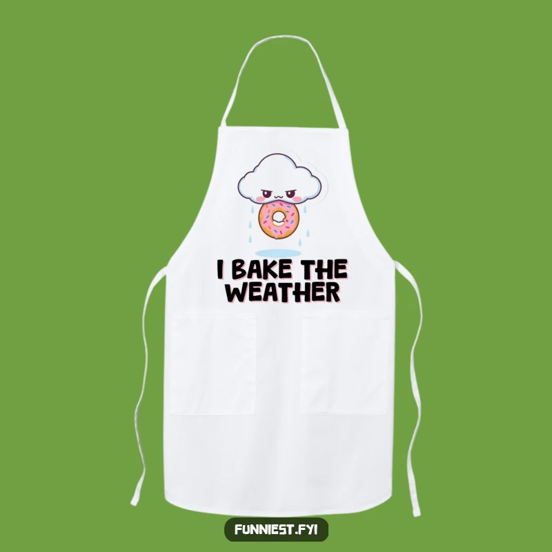 Funny Cloud Donut Apron - Hilarious Cooking Accessory & Gift
