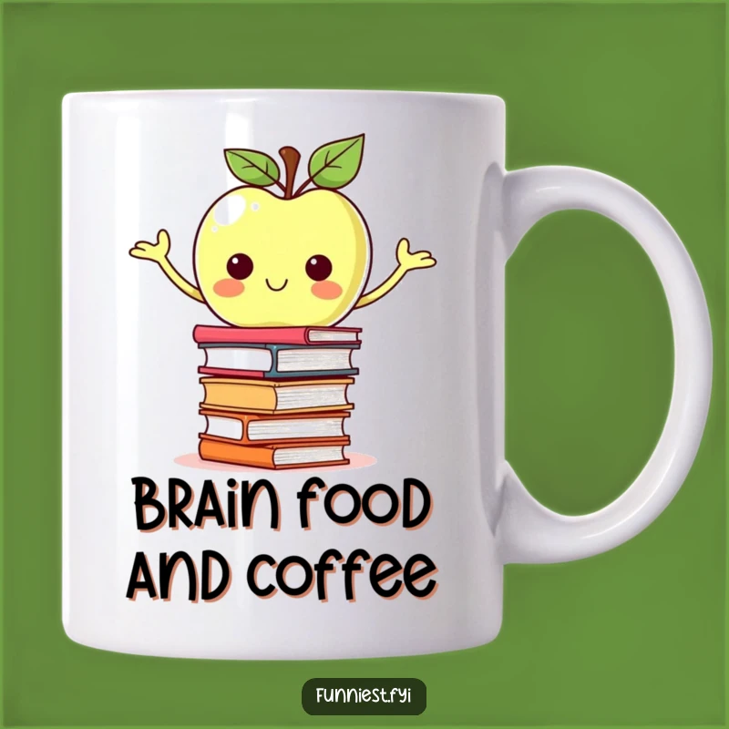 Funny Proud Apple Books Mug: A Hilarious Gift for Smarty Pants and Bookworms