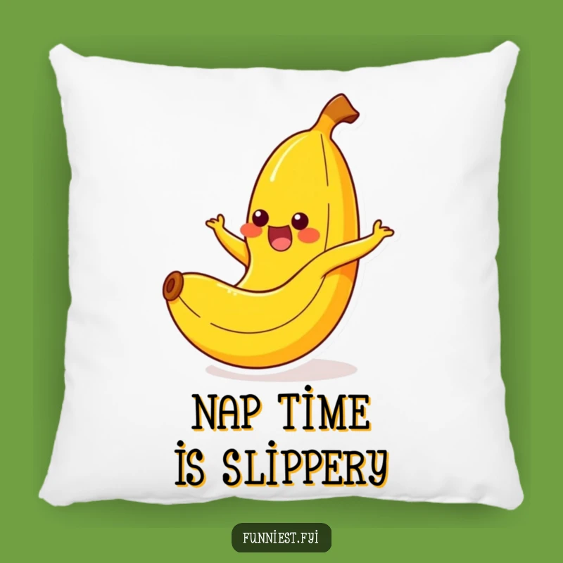 Funny Banana Slip Pillow: Cozy Yelping Character Comfort, Perfect Humorous Gift!