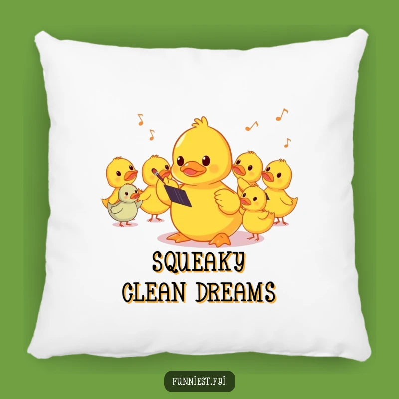 Funny Shy Duck Conductor Pillow: Add Hilarious Comfort and Charm