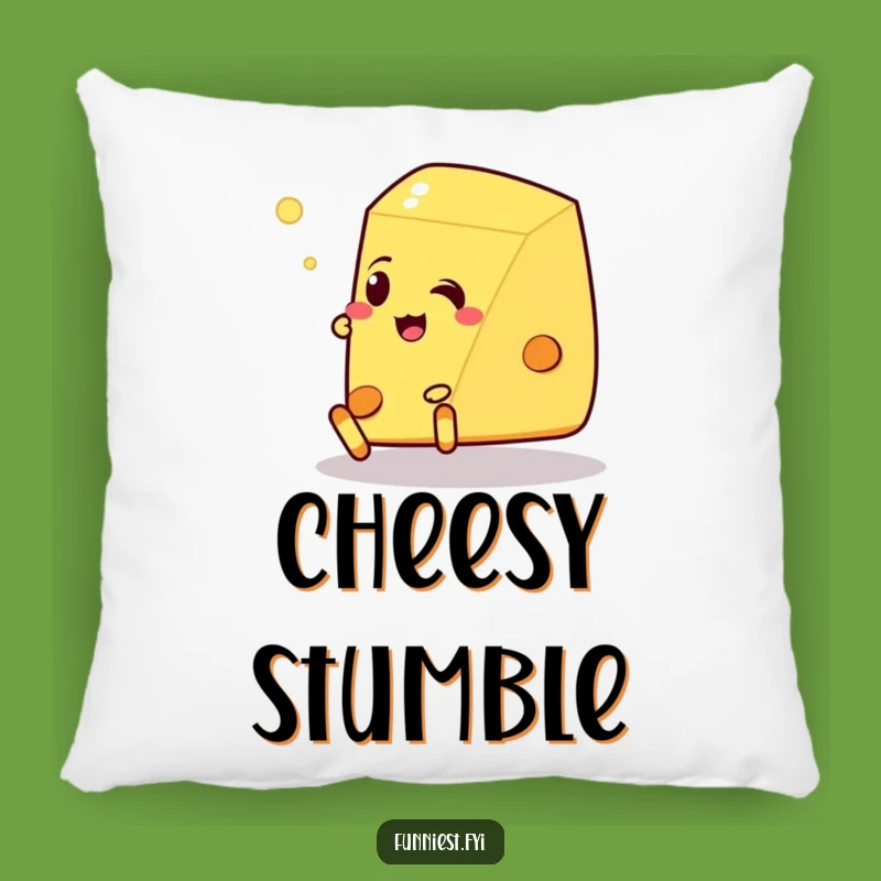 Funny Talking Cheese Pillow: Cozy Dairy Comfort for Humorous Decor