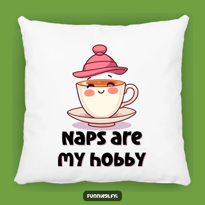 Funny Teacup Hat Pillow: Cozy Up with Playful Elegance