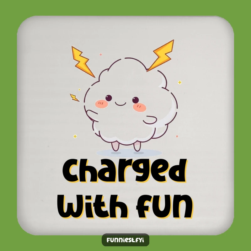 Funny Juggling Cloud Coaster: Lightning Protection, Energetic Decor