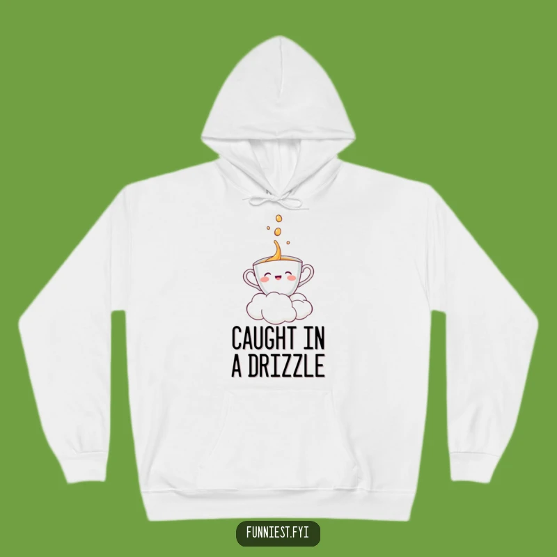 Funny Teacup Cloud Hoodie: Cozy & Whimsical Sweatshirt for Rainy Days