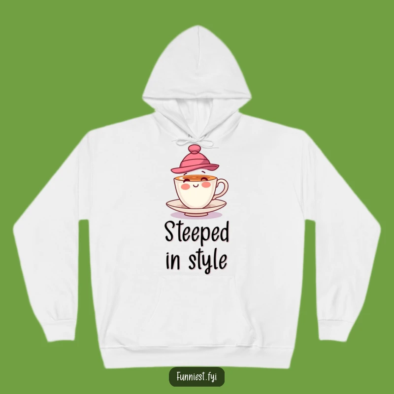 Funny Teacup Hat Hoodie: Cozy Up with Playful Elegance