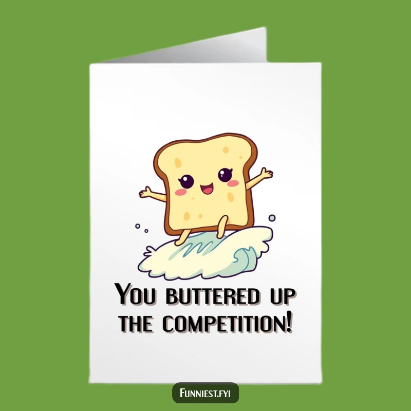 Surfing Toast Congrats Card: Free Printable & Awesome Downloadable Greeting