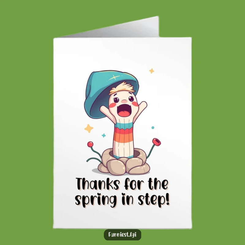 Hilarious Free Printable Thank You Card: Sock Puppet Spring Launch - DIY Gift!