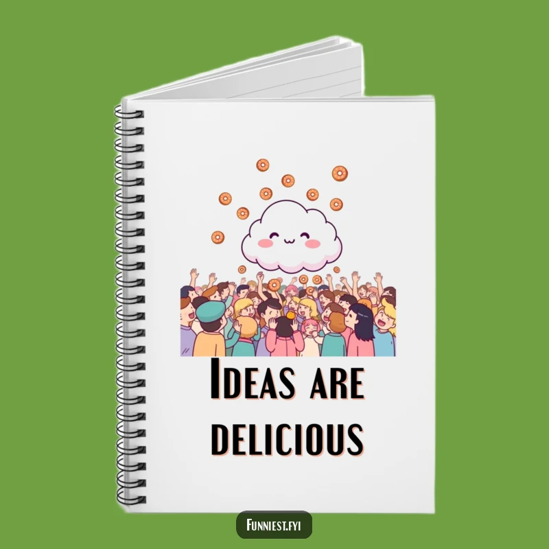 Funny Donut Cloud Notebook: Sweet Ideas, Perfect Funny Gift