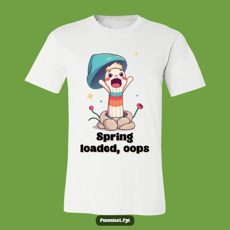 Funny Surprised Sock Puppet Spring Launch Tee: A Hilarious Gift for All!