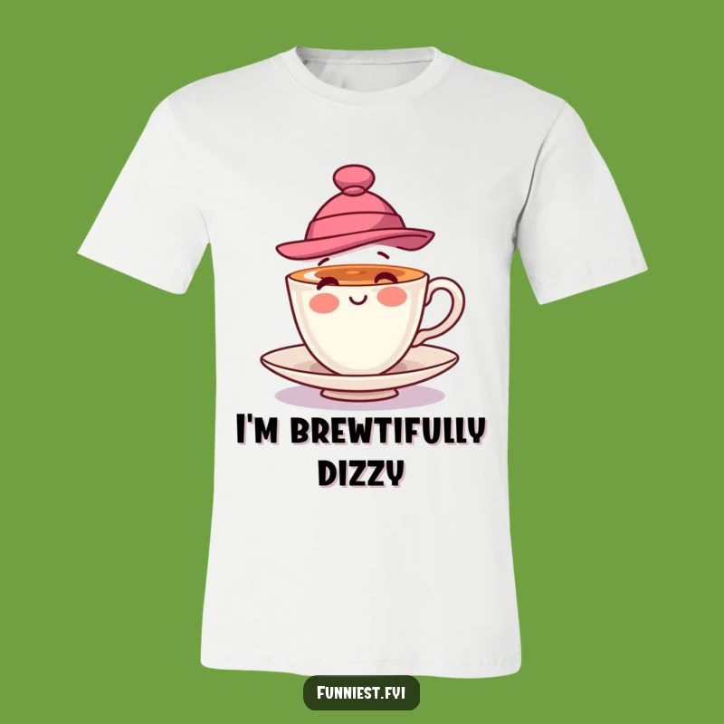 Funny Teacup Hat T-Shirt: Wear Your Playful Spin with Style