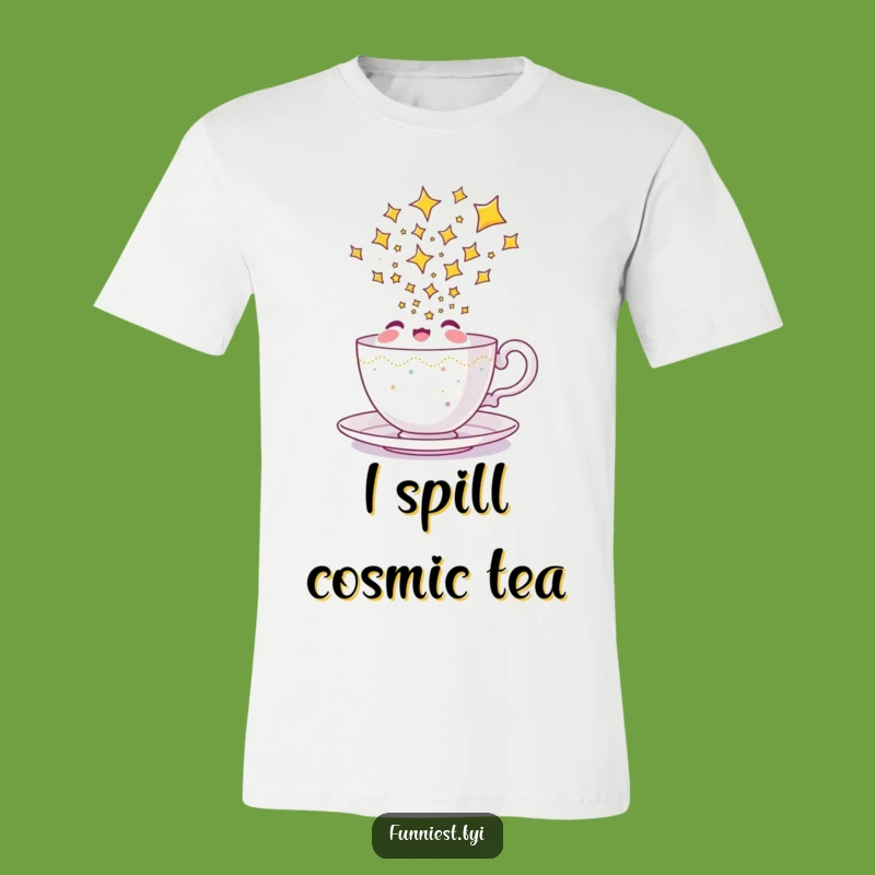 Funny Teacup Star Pour Shirt, A Whimsical Wearable Art and Funny Gift